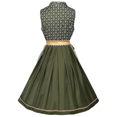 Flair - Damen Grün Trachten Dirndl Kleid | Oktoberfest