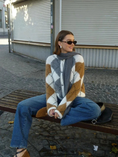 Flair - Strickjacke im Vintage-Stil