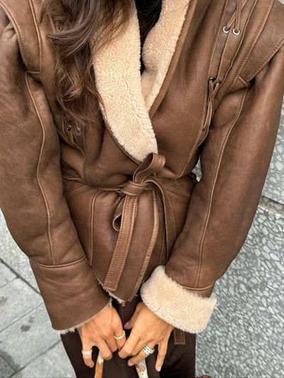 Flair - Damen Teddy Jacke | Winter