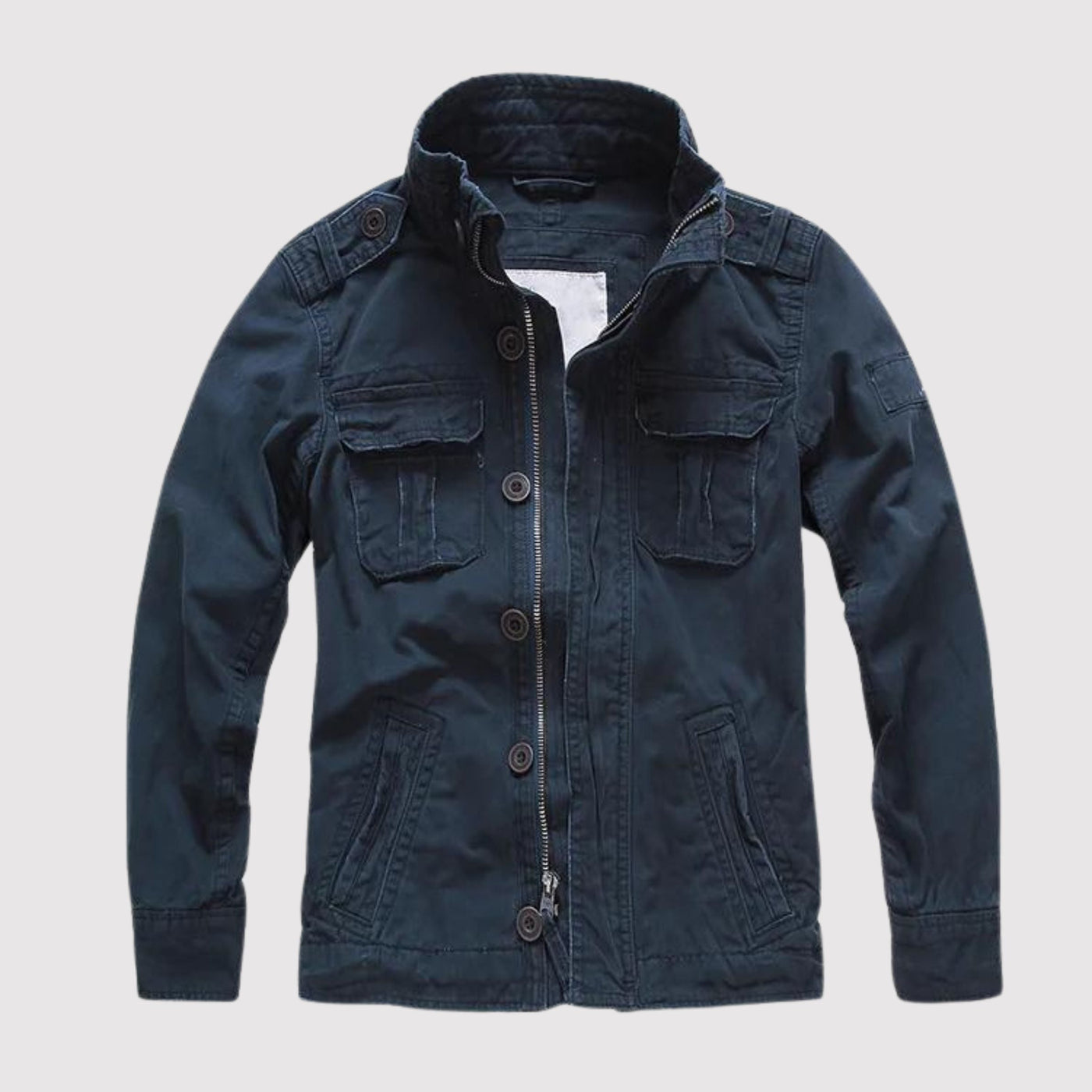 Flair - Retro-Armee-Stil-Denimjacke (Herren) | Winter