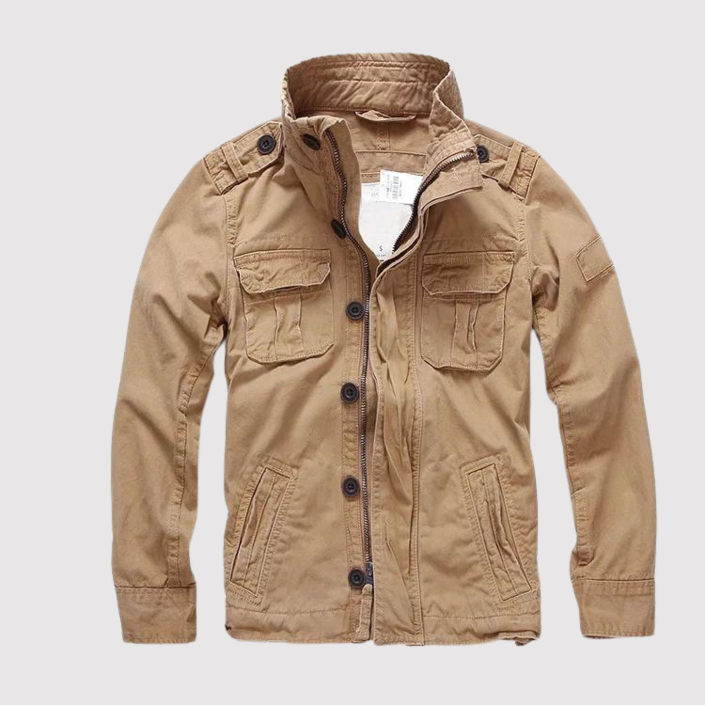 Flair - Retro-Armee-Stil-Denimjacke (Herren) | Winter