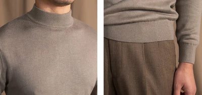 Flair - Rollkragenpullover mit schmaler Passform