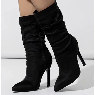Flair - Stiletto-Stiefel aus Samt