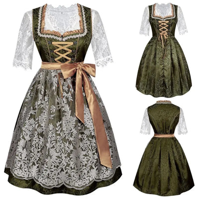 Flair - Damen Festliches Dirndl Kleid | Oktoberfest