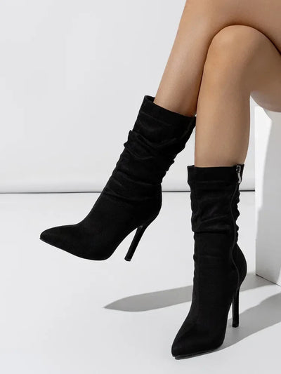 Flair - Stiletto-Stiefel aus Samt