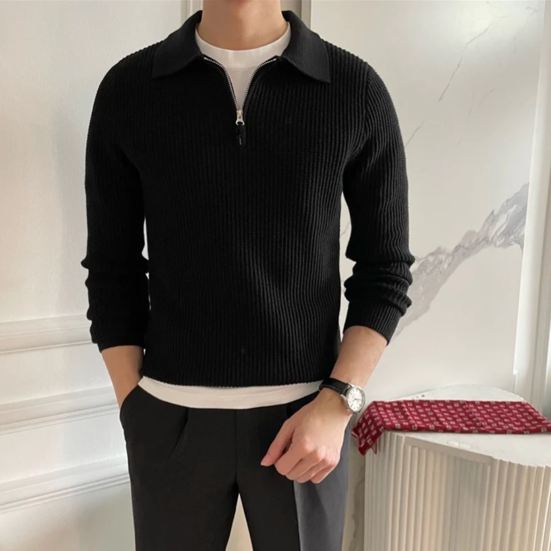 Flair - Herren Reißverschluss Sweatshirts | Rollkragen
