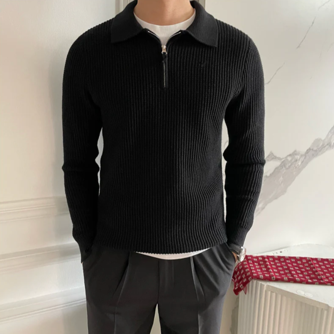 Flair - Herren Reißverschluss Sweatshirts | Rollkragen