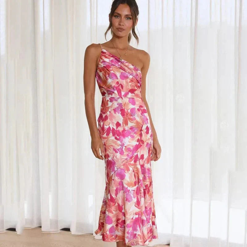 Flair - Elegantes Blumen-Midikleid