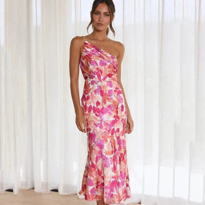 Flair - Elegantes Blumen-Midikleid