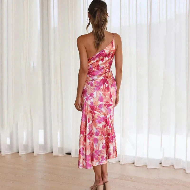 Flair - Elegantes Blumen-Midikleid
