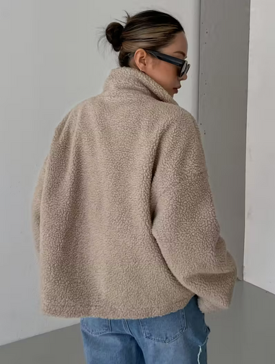 Flair - Oversize Teddyfell-Jacke (Damen) | Winter