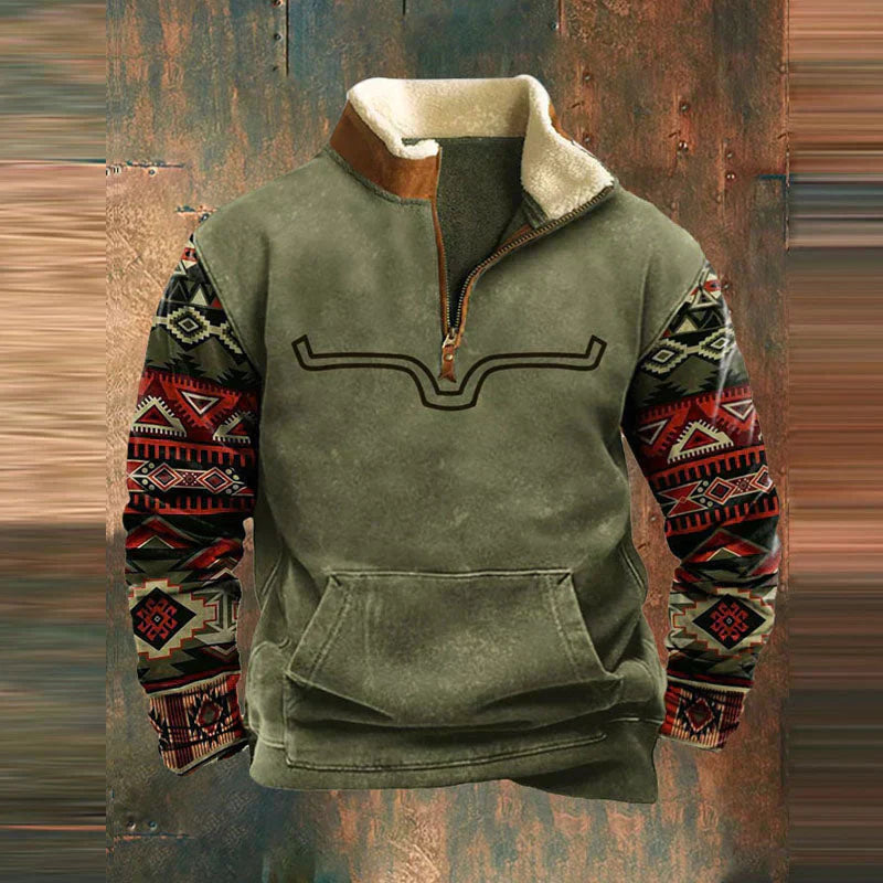 Flair - Bequemer Viertel-Reißverschluss-Pullover