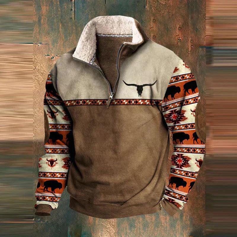 Flair - Bequemer Viertel-Reißverschluss-Pullover
