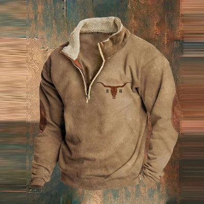 Flair - Bequemer Viertel-Reißverschluss-Pullover