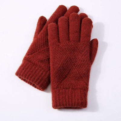 Flair - Warme gestrickte Handschuhe