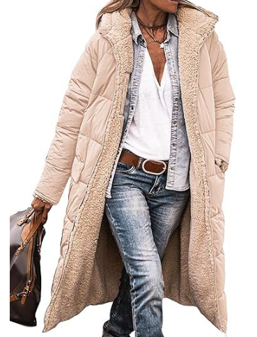 Flair - Damen Lange Warme Mantel | Winter