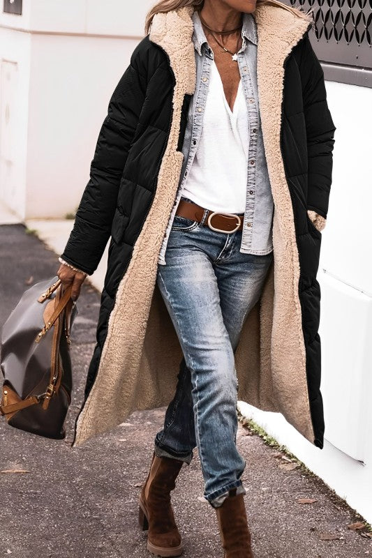 Flair - Damen Lange Warme Mantel | Winter