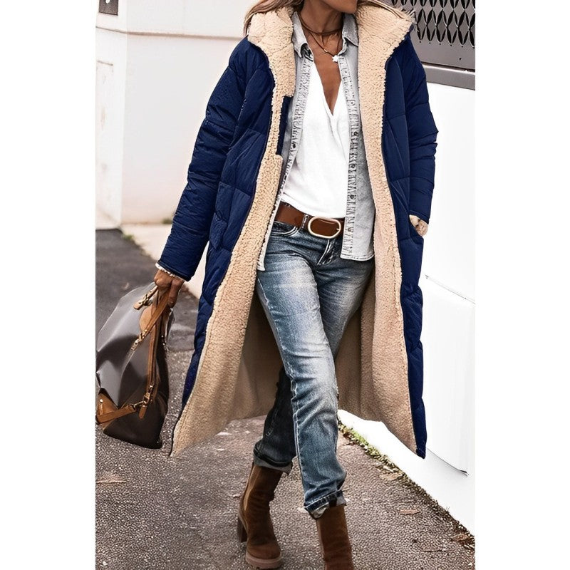Flair - Damen Lange Warme Mantel | Winter