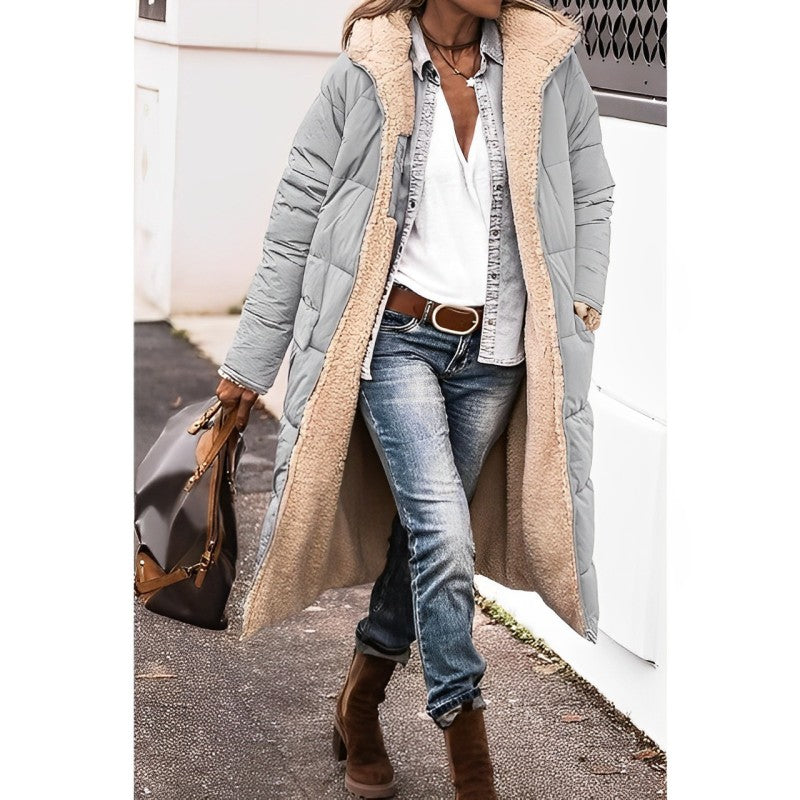 Flair - Damen Lange Warme Mantel | Winter