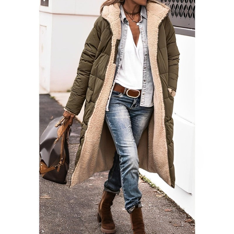 Flair - Damen Lange Warme Mantel | Winter