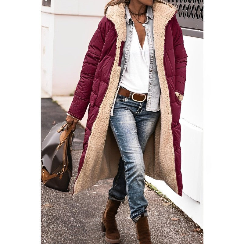 Flair - Damen Lange Warme Mantel | Winter
