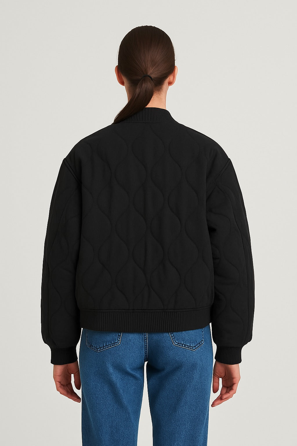 Flair - Damen Oversized Bomberjacke | Übergangsjacke mit Reißverschluss