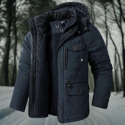 Flair - Herren Warme Wintermantel | Steppjacke