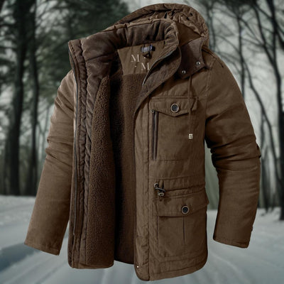 Flair - Herren Warme Wintermantel | Steppjacke