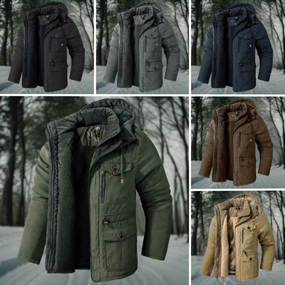Flair - Herren Warme Wintermantel | Steppjacke