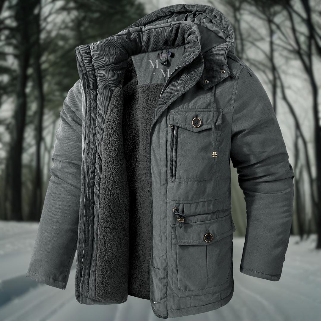 Flair - Herren Warme Wintermantel | Steppjacke