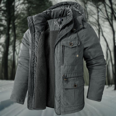 Flair - Herren Warme Wintermantel | Steppjacke