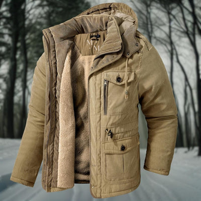 Flair - Herren Warme Wintermantel | Steppjacke