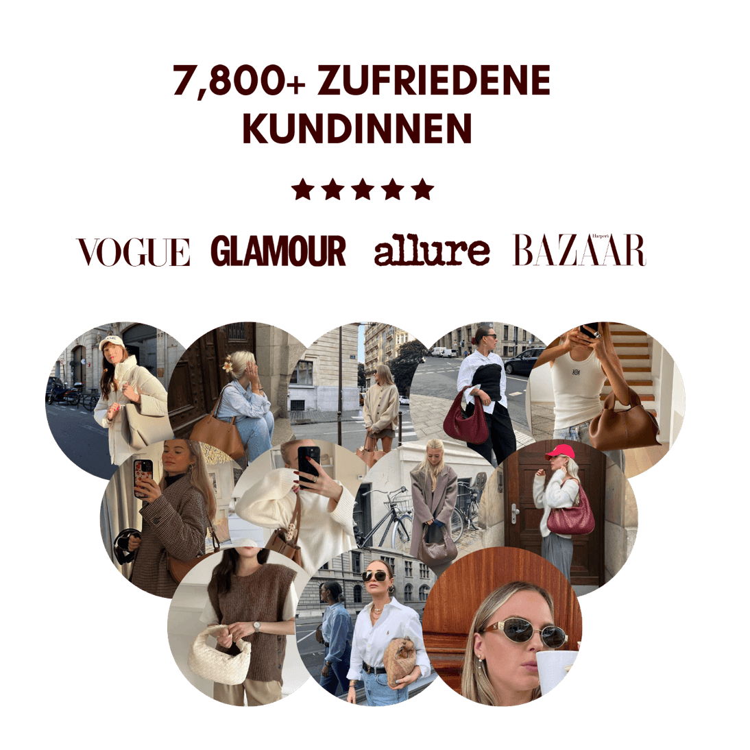 Flair - Vintage-Tragetasche für Damen