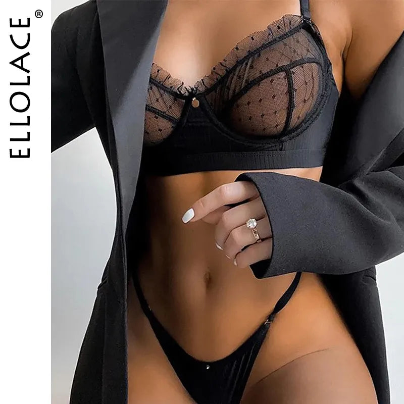 Flair - Dessous-Set mit Rüschen und Spitze - Feel sexy