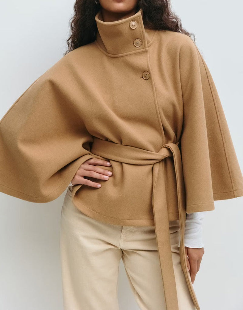 Flair - Damen Warme Kurze Mantel | Herbst