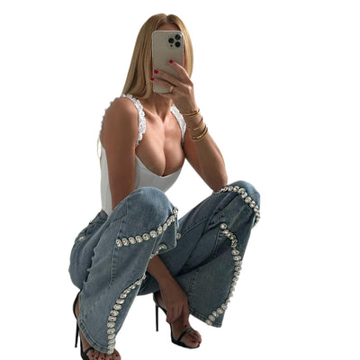 Flair - Gerades Bein Casual Jeans