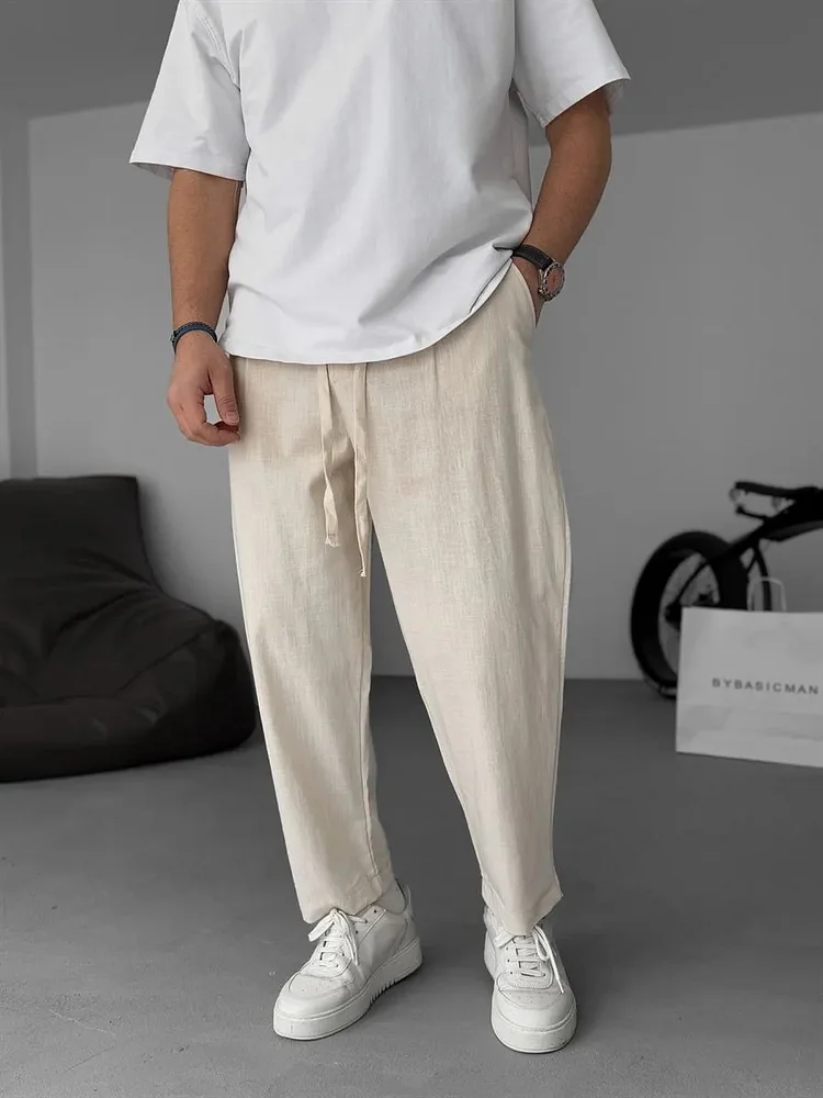 Flair – Gerade geschnittene Leinenhose