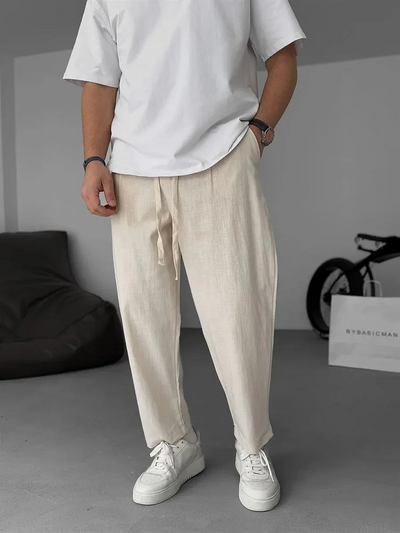 Flair – Gerade geschnittene Leinenhose