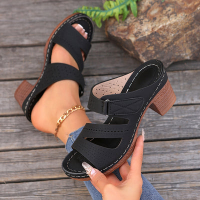 Flair - Sommer-Schuhe mit quadratischem Absatz