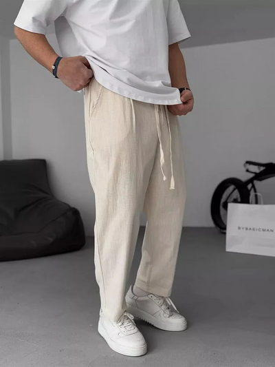 Flair – Gerade geschnittene Leinenhose