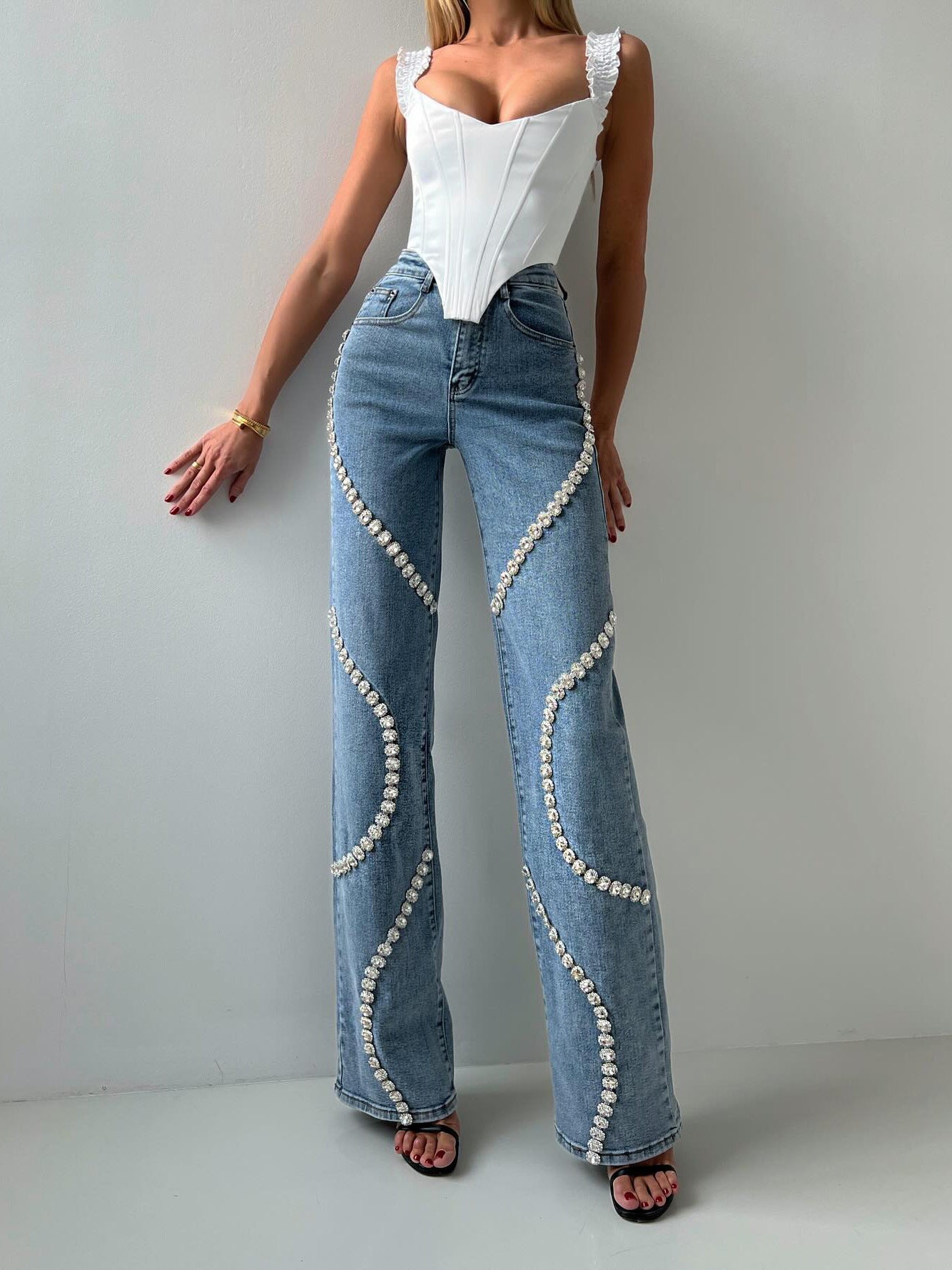 Flair - Gerades Bein Casual Jeans