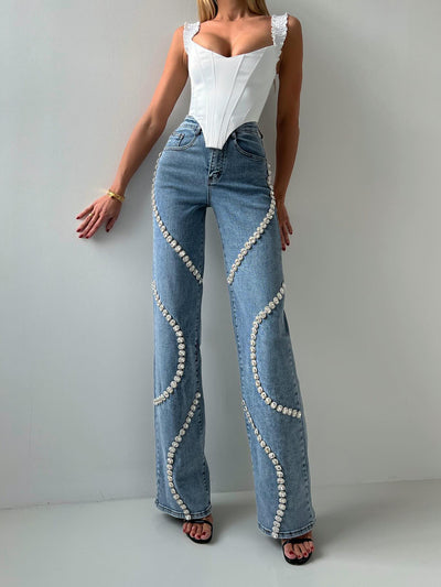 Flair - Gerades Bein Casual Jeans
