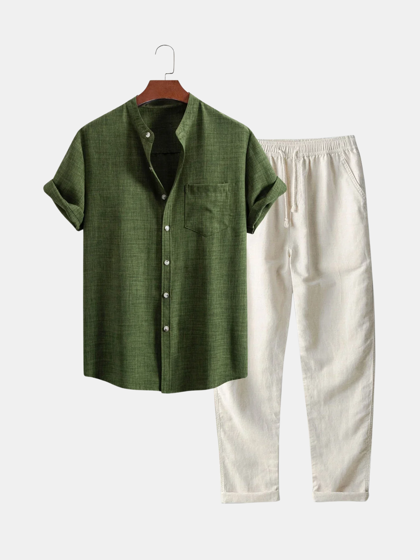 Flair - Set aus Hemd und Hose aus Leinen