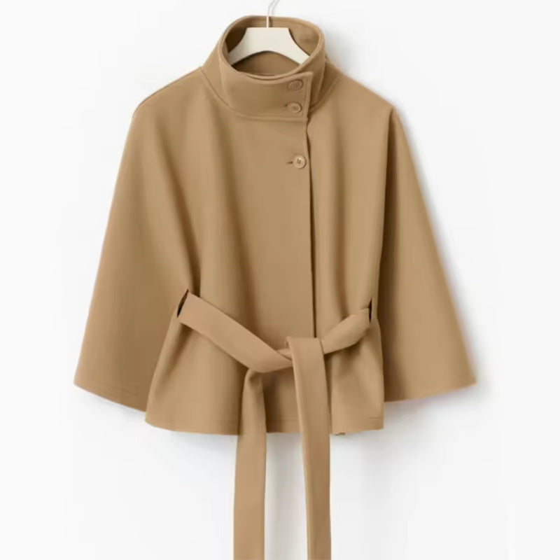 Flair - Damen Warme Kurze Mantel | Herbst