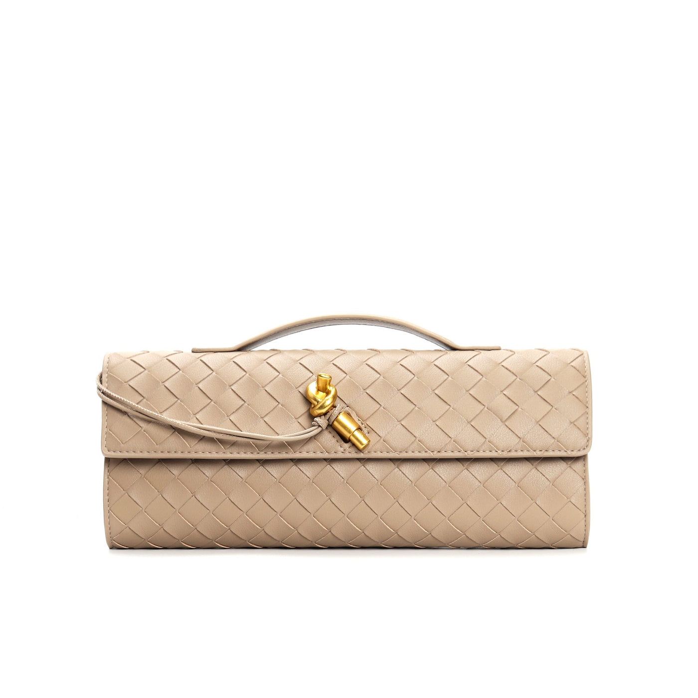 Flair - Damen  Geflochtene Echtleder Tasche | Herbst
