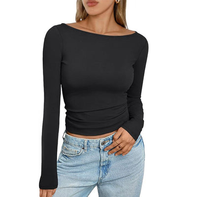 Flair - Schmales Langarm-T-Shirt