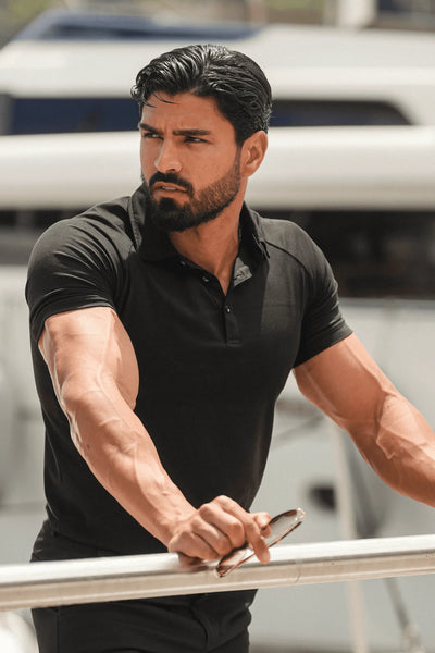 Flair - Poloshirt mit Muskeln