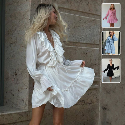 Flair - V-Ausschnitt-Ärmelkleid