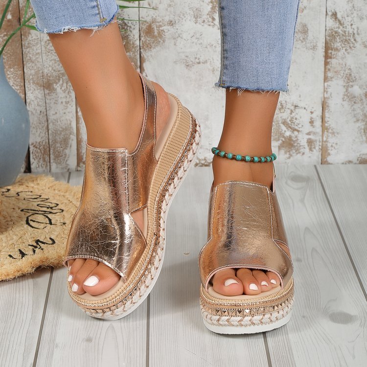Flair - Glänzende Sommersandalen