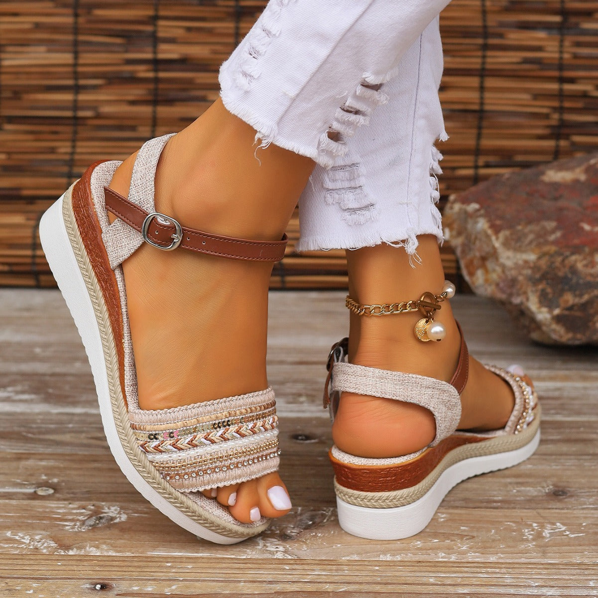 Flair - Sandalen mit dicker Sohle
